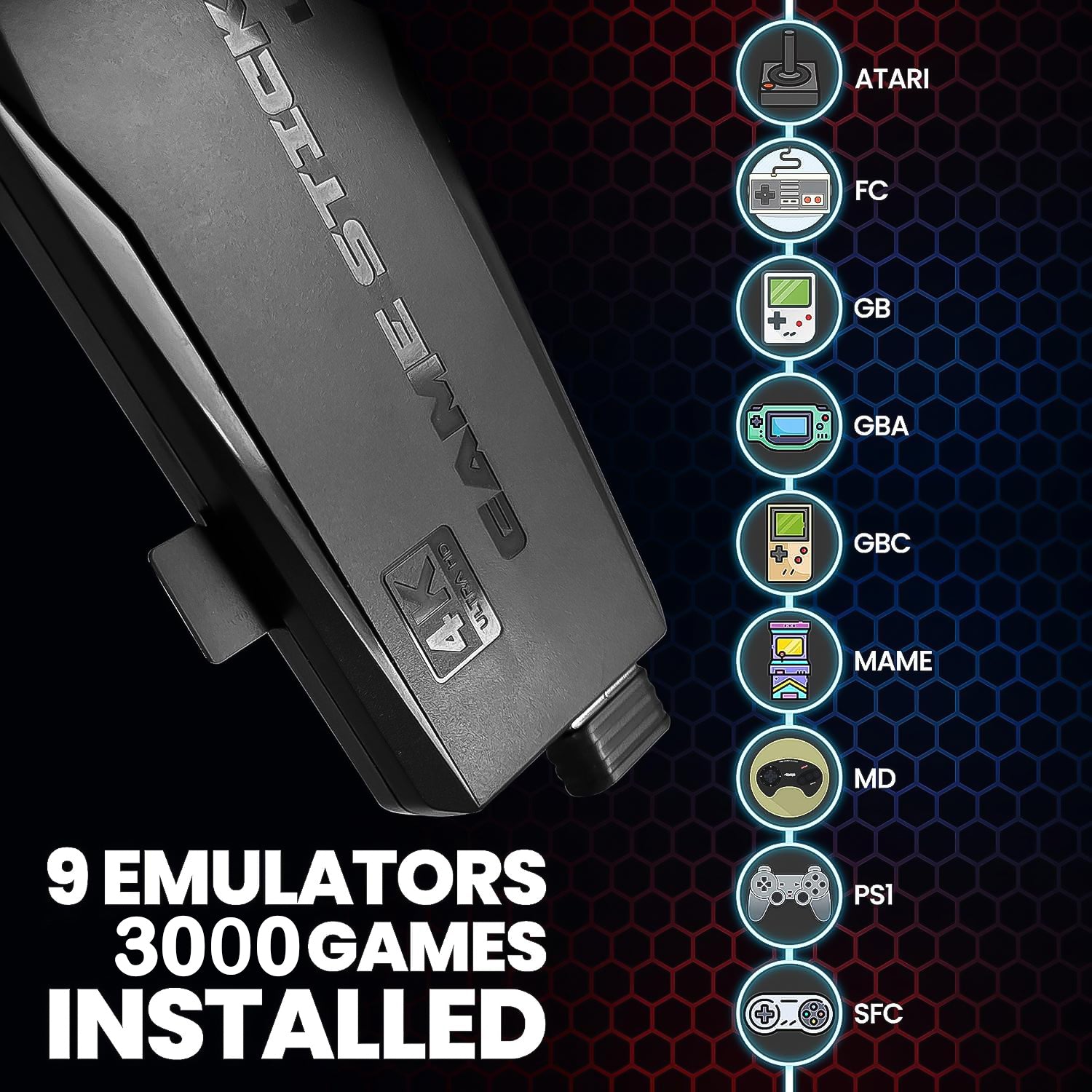 Wireless Controller Gamepad With 10000+ Games 4k Ultra Hd Game Sticks Output And 2.4ghz Wireless Controller Video Games With 64gb Memory Card (1 Set) Wireless Controller Gamepad With 10000+ Games 4k Ultra Hd Game Sticks Output And 2.4ghz Wireless Controller Video Games With 64gb Memory Card (1 Set)